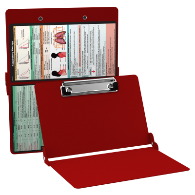 WhiteCoat Clipboard® - Red Respiratory Edition